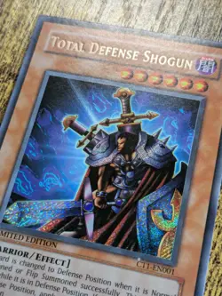 Yugioh Total Defense Shogun CT1-EN001 Secret Rare Limited Edition - Image 4