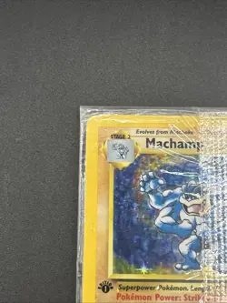 Machamp Pokemon Base Set Holo 1st Edition Sealed - Image 4
