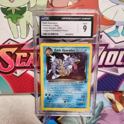 CGC 9 Dark Gyarados 8/82 Prerelease Holo - Team Rocket - Pokemon TCG -SHIPS FAST - Image 1