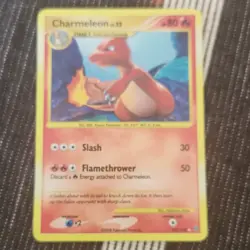 Charmeleon Secret Rare Holo 102/100 Stormfront Pokemon TCG 80HP Flamethrower - Image 1