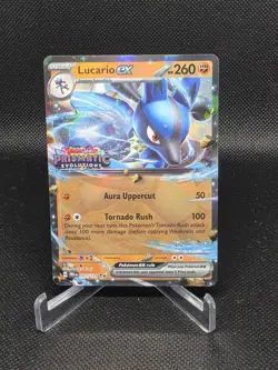 Lucario ex (Prismatic Evolutions Stamp) Double Rare Holo 051/131 - Pokemon TCG - Image 1