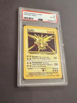 Pokemon TCG Zapdos Holo Rare Base Set 016/102 PSA 6 The Pokemon Company (1999) - Image 1