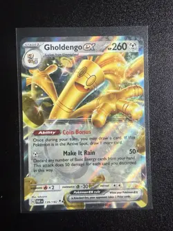 Gholdengo EX 139/182 - Holo Double Rare - Pokemon TCG: Paradox Rift English - Image 1