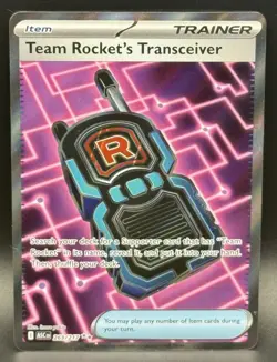 Pokemon TCG Team Rocket's Transceiver ASC 263/217 Trainer Ultra Rare Foil - Image 1