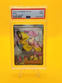 2023 POKEMON PAL EN-PALDEA EVOLVED ULTRA RARE #254 IONO PSA 9 - Image 1