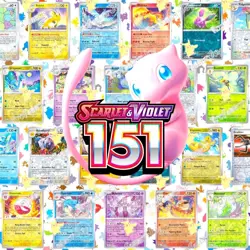 Pokemon GO SCARLET & VIOLET 151 (( MEW )) EX HOLO RARE PROMO REVERSE - Image 1