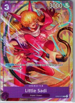 Little Sadi (Alt Art) OP02-073 English Paramount War - One Piece Card - NM - Image 1