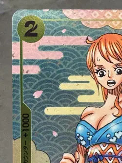 ONE PIECE Card NAMI O-Nami OP06-101 Promo 2nd ANNIVERSARY Japanese Near Mint - Image 2