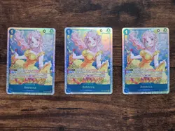3X REBECCA One Piece OP15-053 (SR) Adventure on Kami's Island English Mint - Image 1