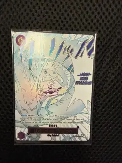 Lightning Dragon R OP15-077 Parallel Manga Kami's Island One Piece Card ENGLISH - Image 1