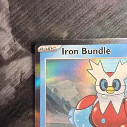 Pokemon TCG Iron Bundle SVP 058 Promo Paradox Rift Stamped Promo Card Holo - Image 2