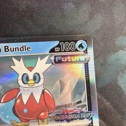 Pokemon TCG Iron Bundle SVP 058 Promo Paradox Rift Stamped Promo Card Holo - Image 3