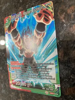 SSB Gogeta Resonant Explosion EX04-03 Foil Dragon Ball Super Card Game | NM - Image 2