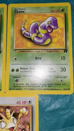 Pokemon TCG Vintage Lot Of 3 Cards Team Rocket Special WOTC MP-HP - Image 3