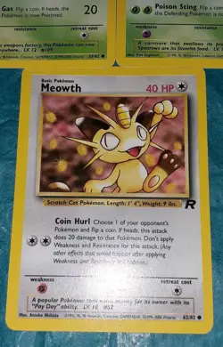 Pokemon TCG Vintage Lot Of 3 Cards Team Rocket Special WOTC MP-HP - Image 4