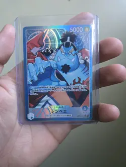 Jinbe - OP-14 'The Azure Sea's Seven' Alternate Art Foil Card NM (JPN) - Image 1