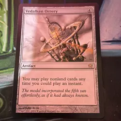 Magic The Gathering Vedalken Orrery Artifact 2004 163/165 John Avon - Image 1