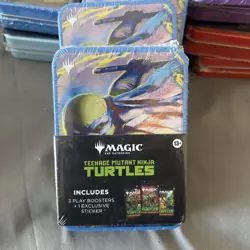 Magic: The Gathering Teenage Mutant Ninja Turtles Leonardo Tin Boosters - Image 1