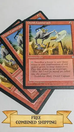 4x Orcish Lumberjack Ice Age Regular - Image 1