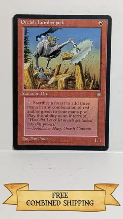 4x Orcish Lumberjack Ice Age Regular - Image 4