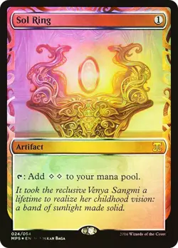 Sol Ring Foil Masterpiece Series: Kaladesh Inventions NM MTG - Image 1