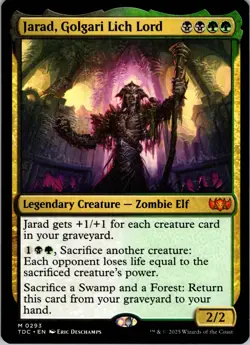 Jarad, Golgari Lich Lord Commander: Tarkir: Dragonstorm 293 NM MTG Magic the Gat - Image 1