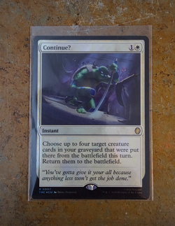 MTG TMNT Lot 3 ContinueU Surge Foil Donatello Borderless Endless Foot Assault - Image 3