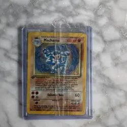 Pokemon Machamp 1st Edition Holo Base Sset 8/102 1999 English sealed - Image 1