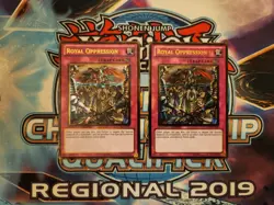 Yugioh Royal Oppression - GLD4-EN047 - Gold Rare - Limited Edition NM x2 - Image 1