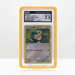 Pokemon Snorlax Reverse Holo #50/68 Hidden Fates 2019 - CGC 7.5 - Image 1