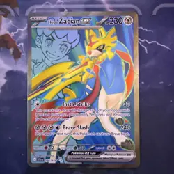 Pokemon TCG Hop's Zacian Ex 176/159 Ultra Rare SV09: Journey Together - Image 1