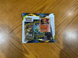 Pokemon TCG: Sun & Moon Unbroken Bonds 3 Pack Blister New Sealed - Image 1