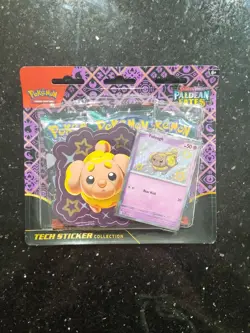 Pokemon TCG Paldean Fates Tech Sticker Collection - Fidough NEW SEALED - Image 1