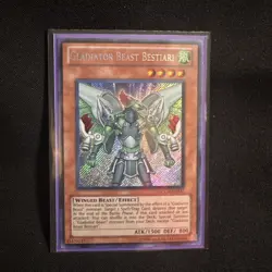 🔥YUGIOH • GLADIATOR BEAST BESTIARI • SECRET RARE • LCGX-EN237 • NM🔥 - Image 1