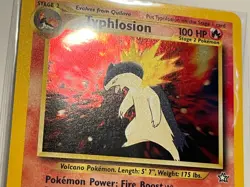 Vintage 2000 Pokemon TCG Neo Genesis TYPHLOSION HOLO Rare 18/111 NM Eng., Unltd. - Image 3