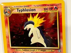 Vintage 2000 Pokemon TCG Neo Genesis TYPHLOSION HOLO Rare 18/111 NM Eng., Unltd. - Image 4
