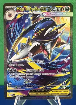 Pokemon TCG Mega Sharpedo 127/094 Phantasmal Flames SIR - Near Mint - Image 1