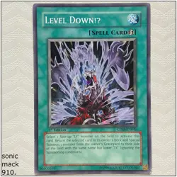 Level Down!U - CDIP-EN046 - Common 1st Edition Yugioh - Image 1