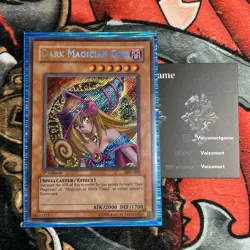 Dark Magician Girl MFC-000 1st Edition Secret Rare MP Magician's Force YuGiOh - Image 1