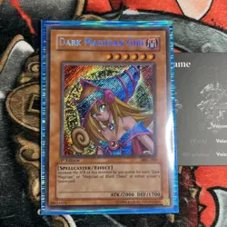 Dark Magician Girl MFC-000 1st Edition Secret Rare MP Magician's Force YuGiOh - Image 2