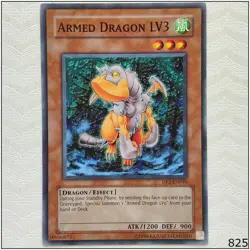 Armed Dragon LV3 - DP2-EN010 - Common Unlimited Yugioh - Image 1
