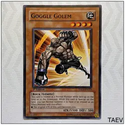 Goggle Golem - TAEV-EN023 - Common 1st Edition Yugioh - Image 1