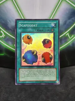Yugioh Scapegoat SDJ-041 Super Rare Unlimited NM - Image 1