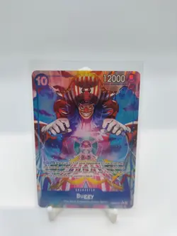 Buggy (Alternate Art) OP09-051 - Emperors in the New World Rare Holo Foil NM - Image 1