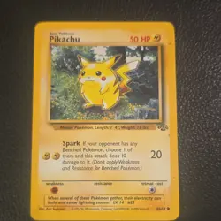 Pokemon TCG Pikachu 60/64 Jungle Set 1999 Common Regular Unlimited Card - Image 3