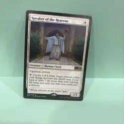 Magic the Gathering 2021 Speaker of the Heavens Core Set Regular Card - Image 1