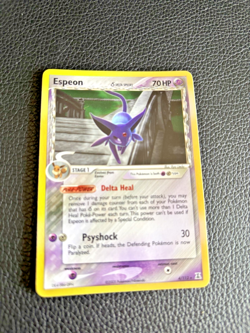 Espeon 4/113 EX Delta Species Rare Holo Pokemon Card 2005 - Excellent - Image 1