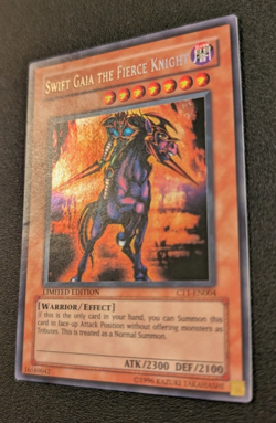Swift Gaia The Fierce Knight CT1-EN004 Secret Rare Limited Edition LP - Image 2