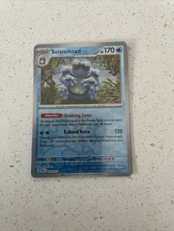 Seismitoad 052/197 Sv03: Obsidian Flames Reverse Holo - Pokemon TCG Card - NM - Image 1