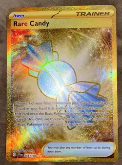 3 Cards! 2023 Scarlet & Violet Rare Candy/Lightning/Fighting Energy 256+257+258 - Image 2